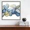 Found Pebbles II by Grace Popp 16-in. W x 16-in. H. Canvas Wall Art Print Framed in Grey